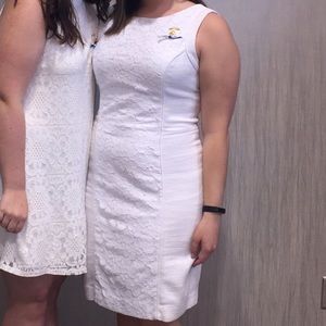 White Lilly Pulitzer Shift Dress